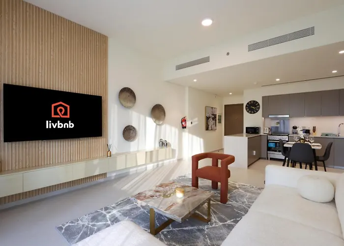 Livbnb-Prestige 1Br In Grande, Pool With Iconic Burj Khalifa View