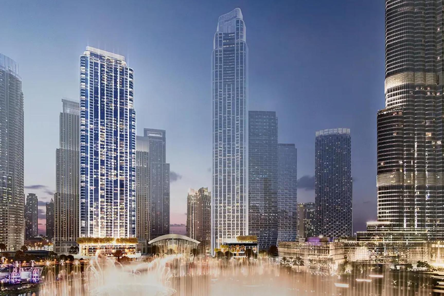 Livbnb-prestige 1br In Grande, Pool With Iconic Burj Khalifa View Dubai