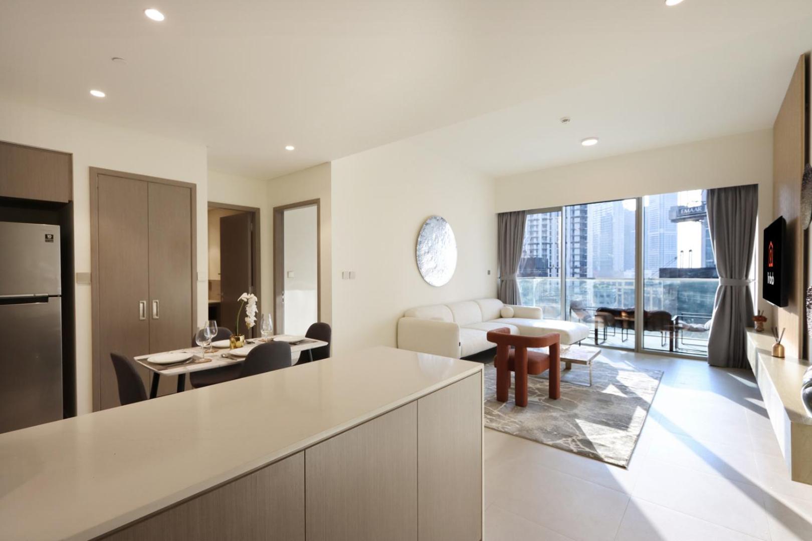 Livbnb-prestige 1br In Grande, Pool With Iconic Burj Khalifa View